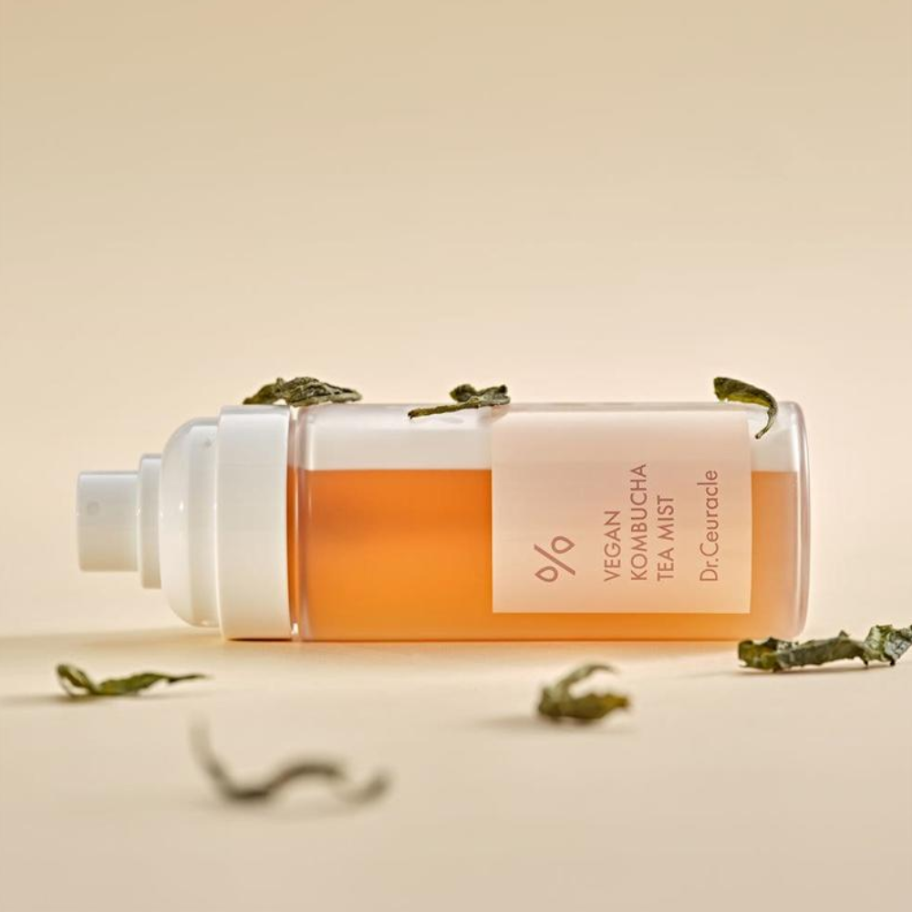 Dr. CEURACLE Vegan Kombucha Tea Mist 80ml - Веганський міст-спрей з екстрактом комбучі і чорного чаю - фото №2